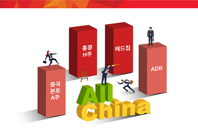 <p>중국 본토 A주를 포함해, 홍콩에 상장된 H주, 레드칩, 미국 증시에 상장된 ADR까지 투자하는 올 차이나(All China) 펀드로 중국 기업에 대한 폭넓은 투자기회를 제공합니다.</p>